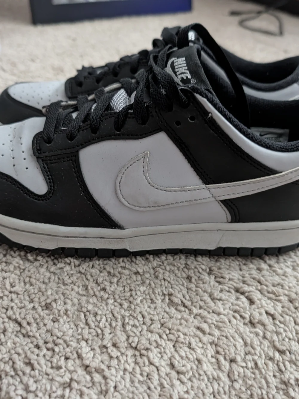 Nike Boys Low Dunk Sneaker - Black and Gray